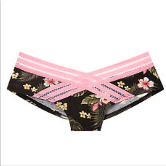 PINK Victoria's Secret Other - New Victoria’s Secret PINK Cross Lace Cheekies XS